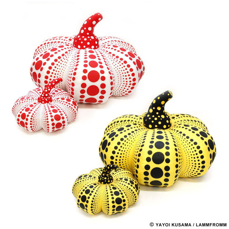 草間彌生】赤と白の水玉模様 カボチャ型オブジェ【MoMA正規品】 草間
