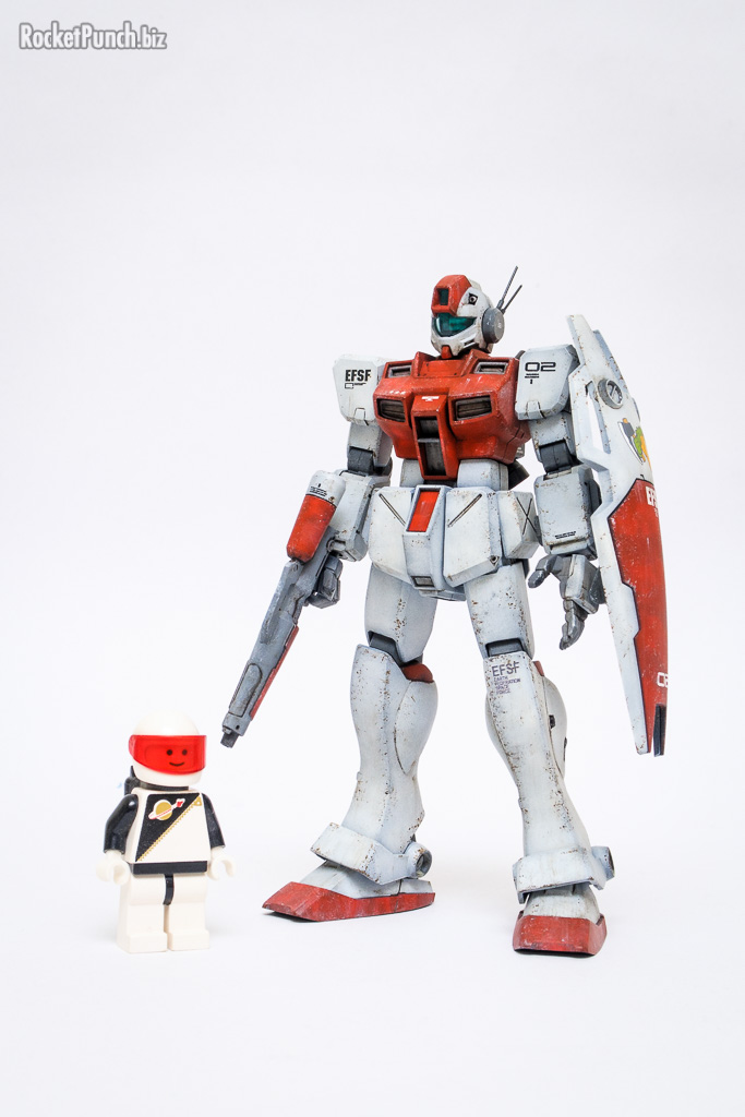 Completed : Bandai HGUC 1/144 RGM-79GS GM Space Command – Rocket