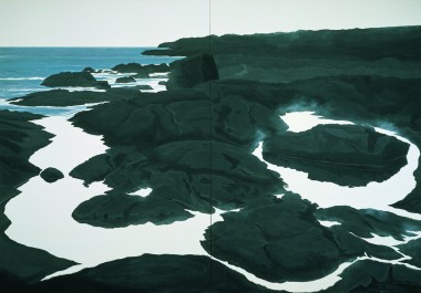 白に46億年の美ー千住博さん「フラットウォーター」