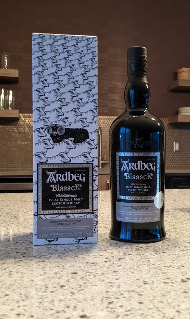 Review: Ardbeg Blaaack · Scotchology