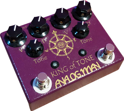 KING OF TONE LY-LOCK オーバードライブ ANALOG.MAN KING OF TONE LY