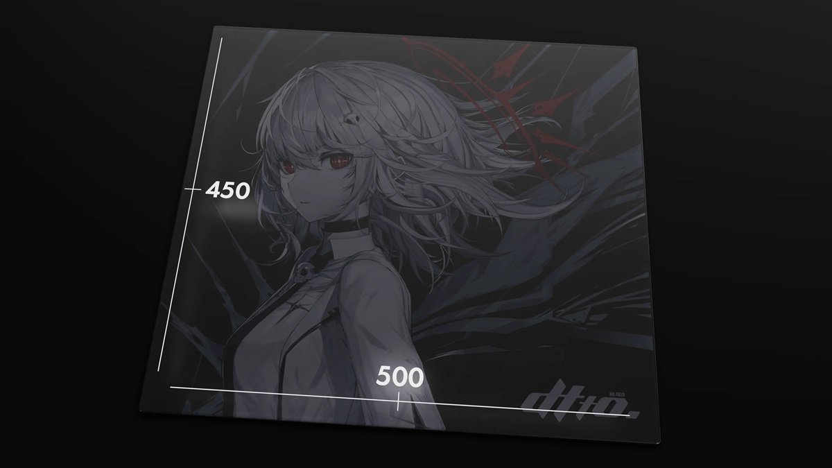 REJECT-Affiliated VTuber dtto.'s Glass Mousepad REJECT x Arbiter