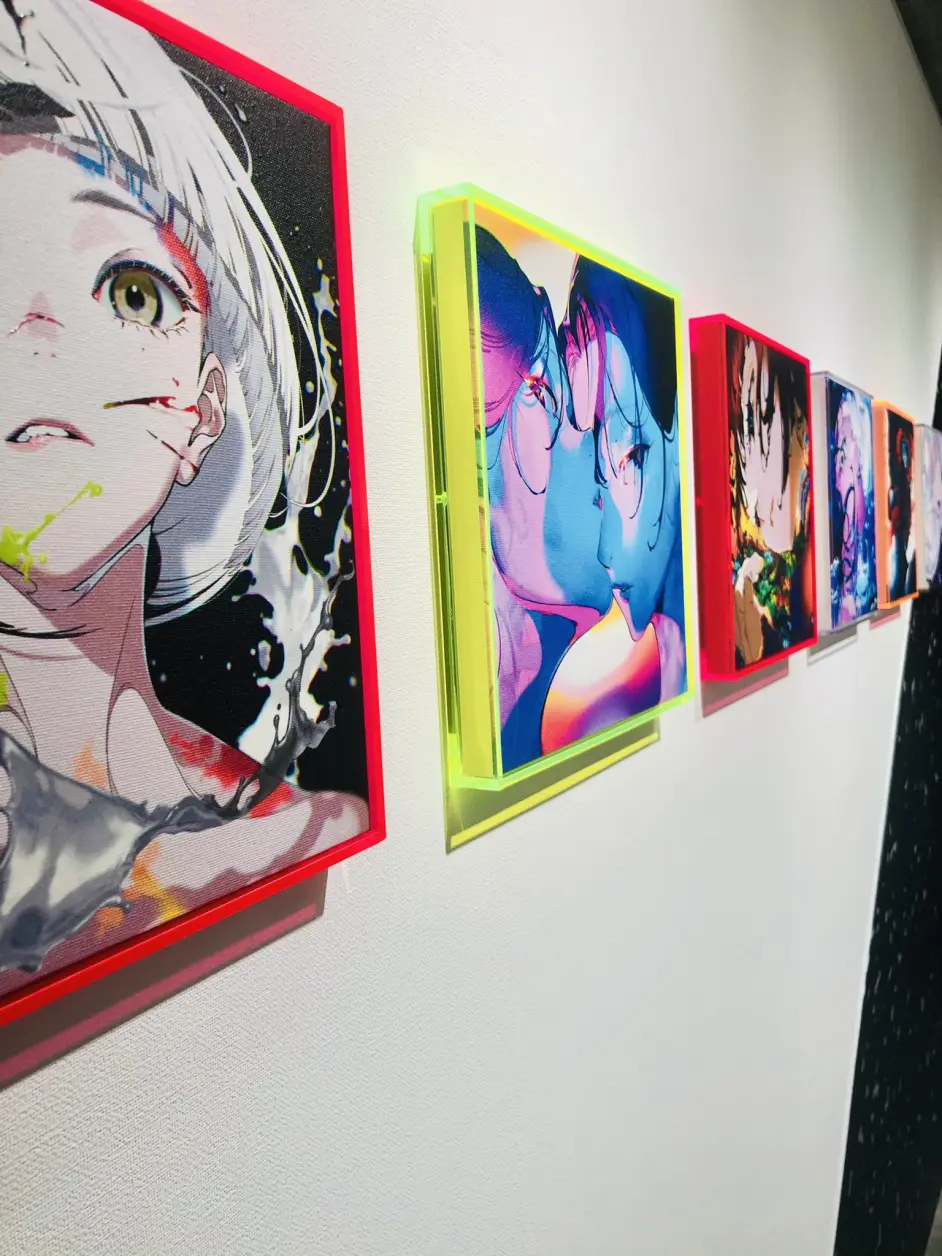 米山舞氏 個展＂EGO＂キャンバスアートボード 米山舞氏 個展＂EGO