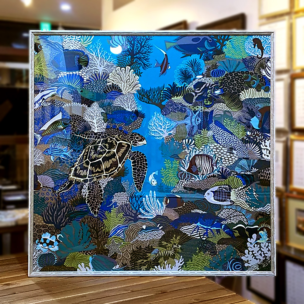 スカーフ額装 | 額縁・ギャラリー37°