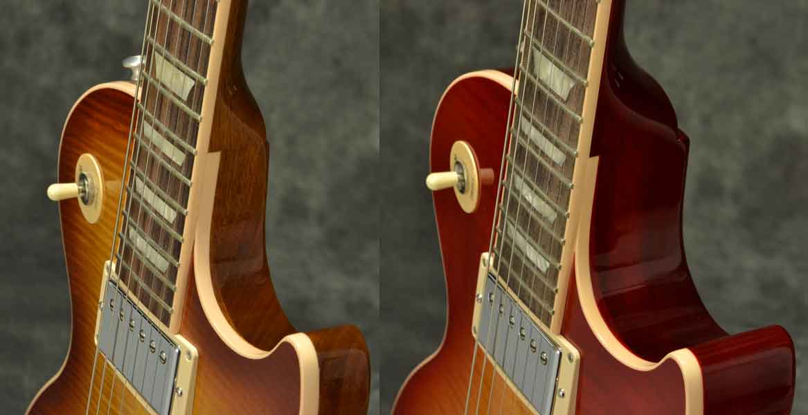 通常のボディより約2/3薄くなったGibson Les Paul Standard Light