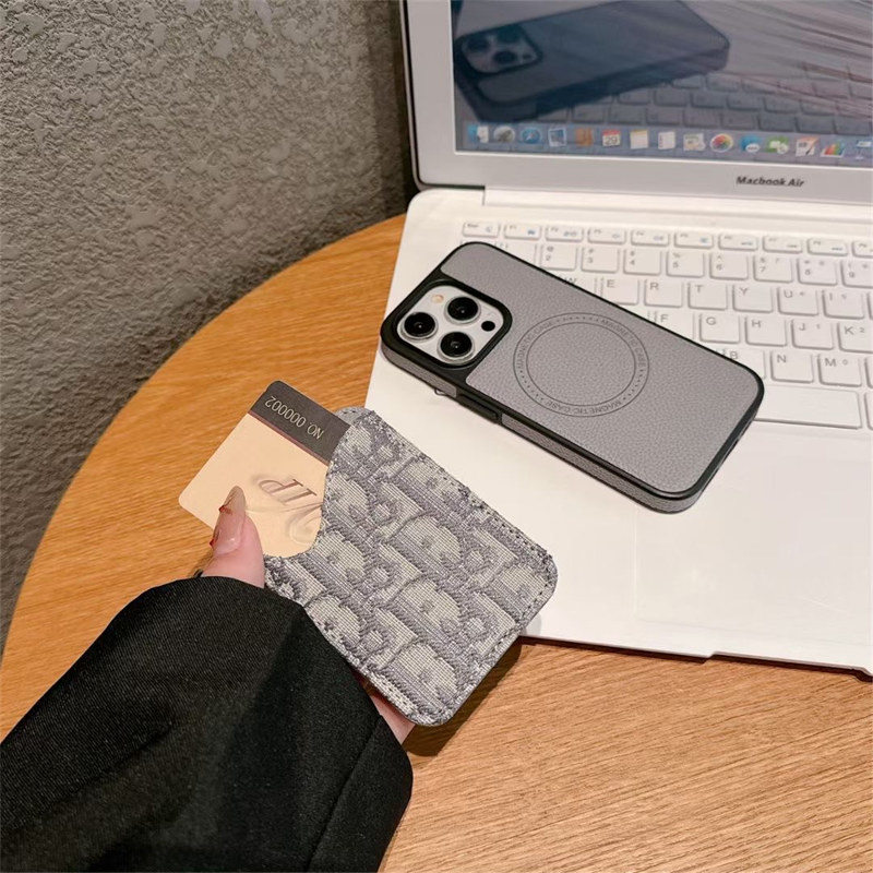 dior 風 iphoneケース ディオール iphone17 ケース magsafe カード