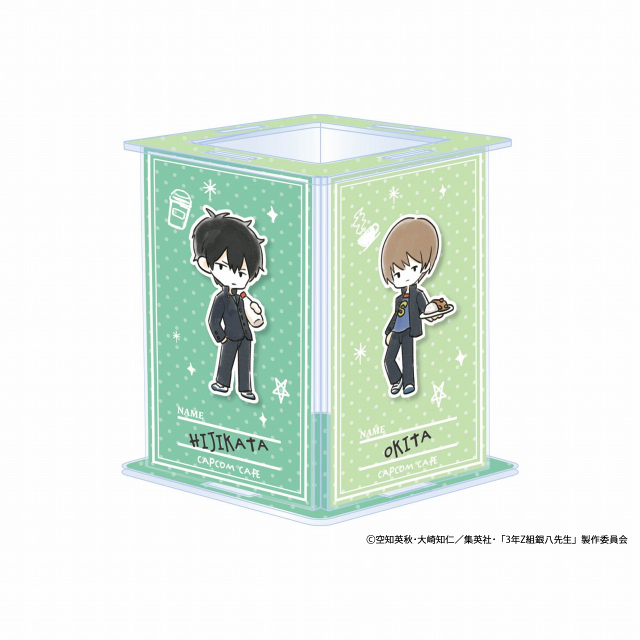 カプコンカフェ」でTVアニメ『3年Z組銀八先生』とのコラボが開催