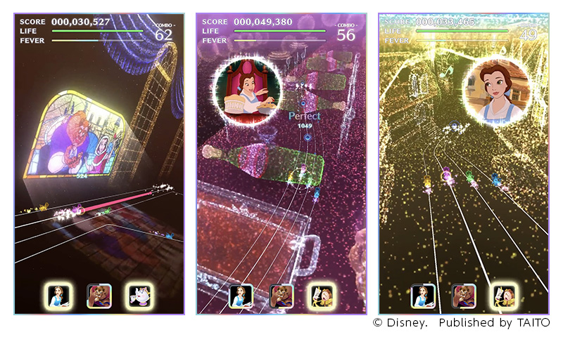 タイトー、『ディズニー ミュージックパレード』で新ワールド『美女と