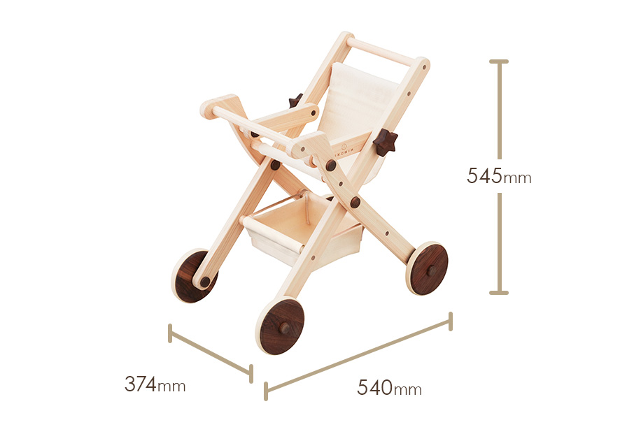 ドールバギー DOLL BUGGY｜アイコニーストア東京｜国産ひのき無塗装の