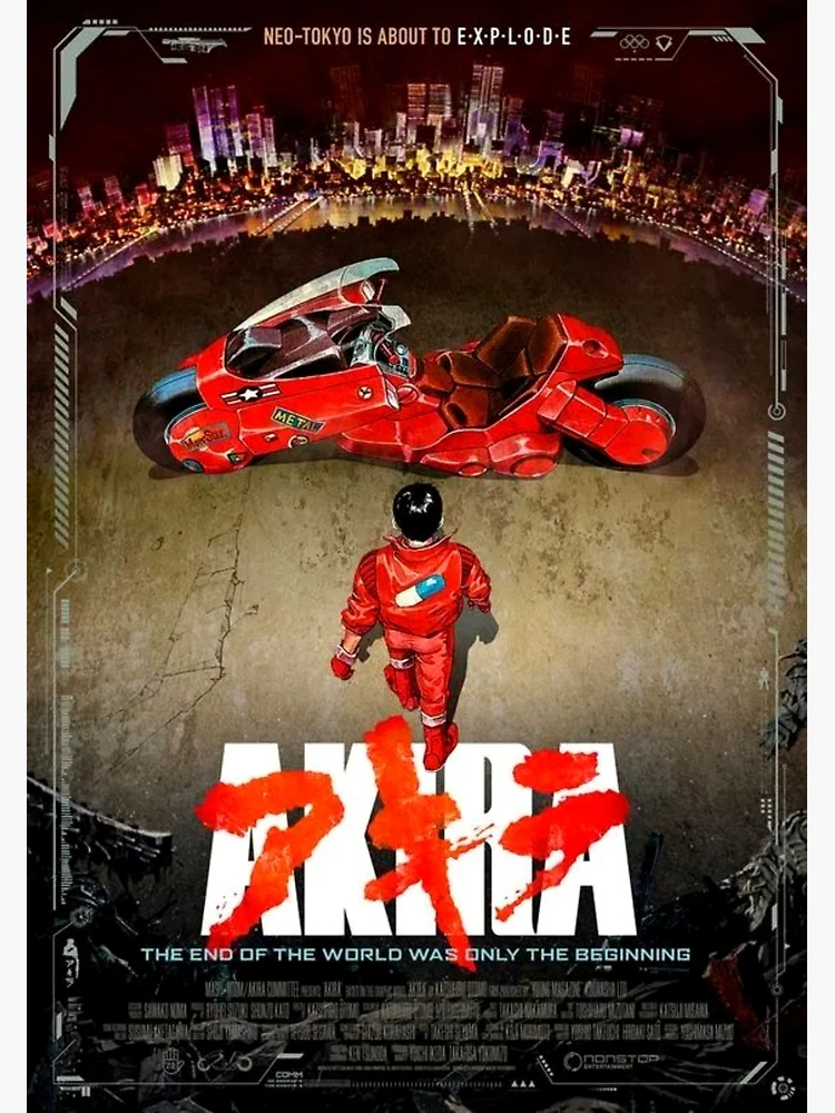 当時物 B2サイズ AKIRA A.D.2019 NEO-TOKYOアキラ 劇場版 映画ポスター
