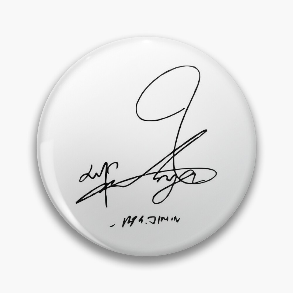 bts jimin signature