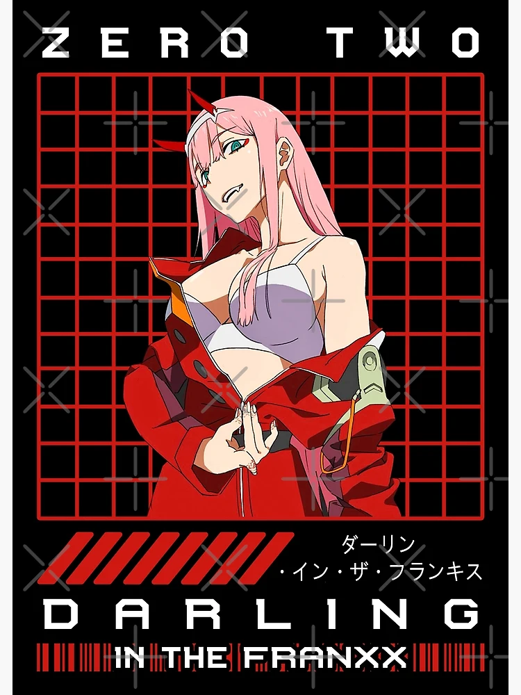 ゼロツー 色紙イラスト DARLING in the FRANXX Darling in the franxx