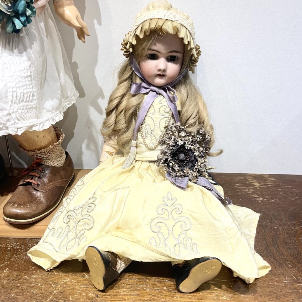 出張買取】埼玉県新座市より「フランスアンティーク ビスクドール 2点