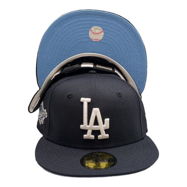 Los Angeles Dodgers Navy 1988 WS Patch Icy Blue UV New Era 59FIFTY