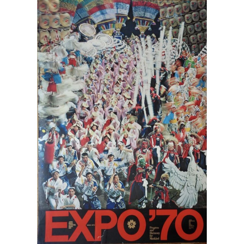 Expo 70 Osaka advertising poster - illustraction Gallery