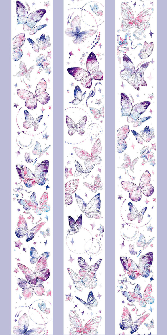 海外 PETテープ マスキングテープ 蝶々 最 安値