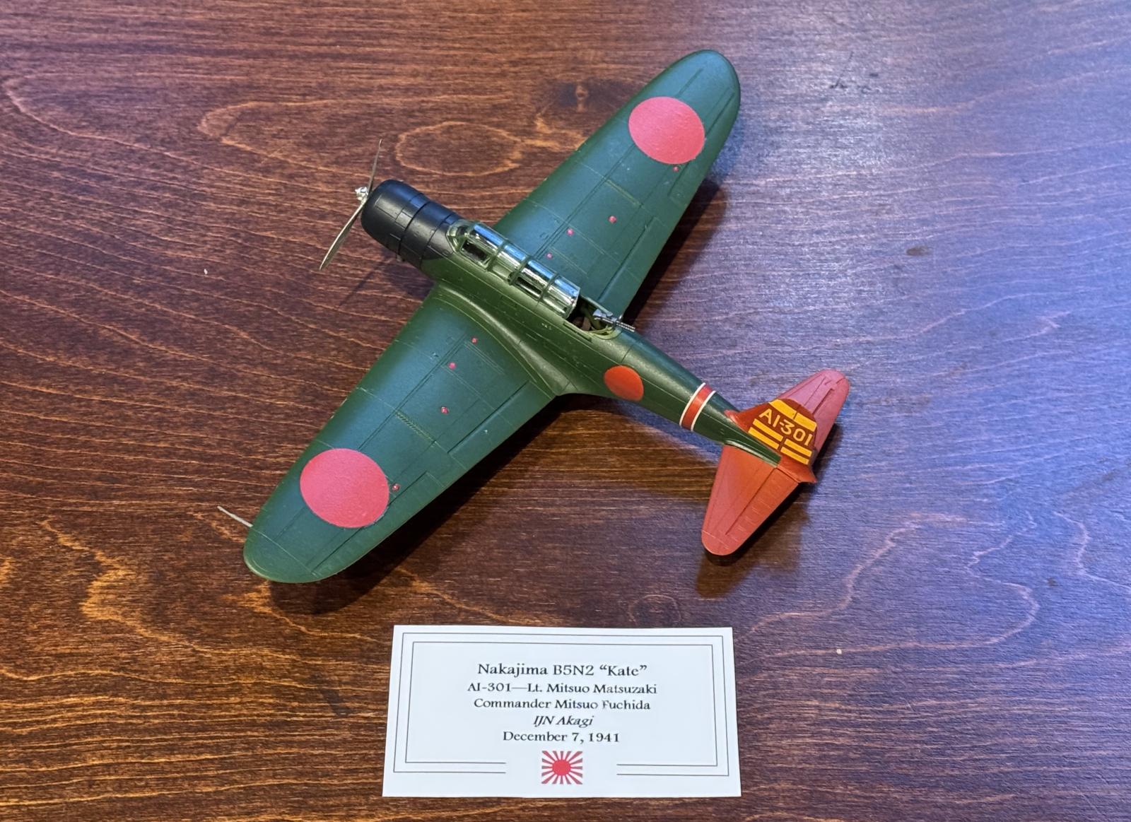 中島Nakajima B5N2 (Kate) 1/72 ダイキャストモデル 中島Nakajima B5N2