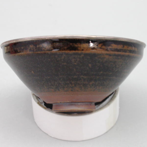 茶器/茶道具 抹茶茶碗】 限定品 天目茶碗 古瀬戸 油滴天目 覆輪付 本銀