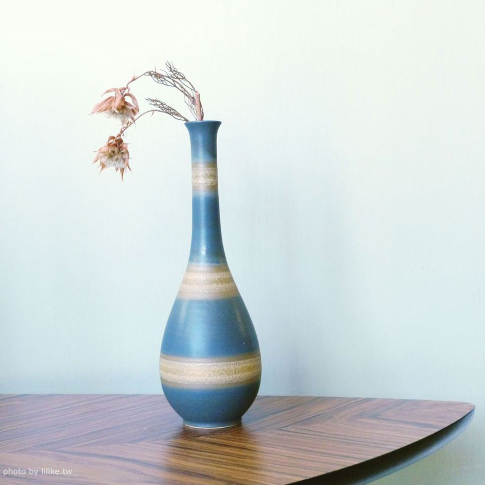 平安橘吉鶴首陶花瓶| 一人＋本是生活家丨大正小宅原木家具