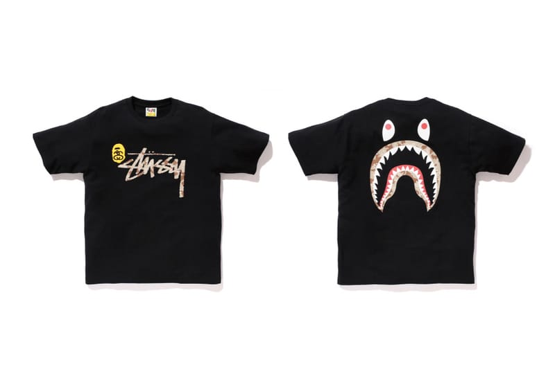 stussy × AAPE X STUSSY コラボ TEE Ape 20周年コラボ tシャツ