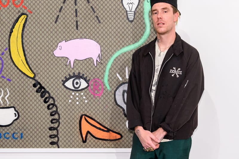 Trevor Andrew Egg Over Cow グッチ 版画 本物 Trevor Andrew Egg Over