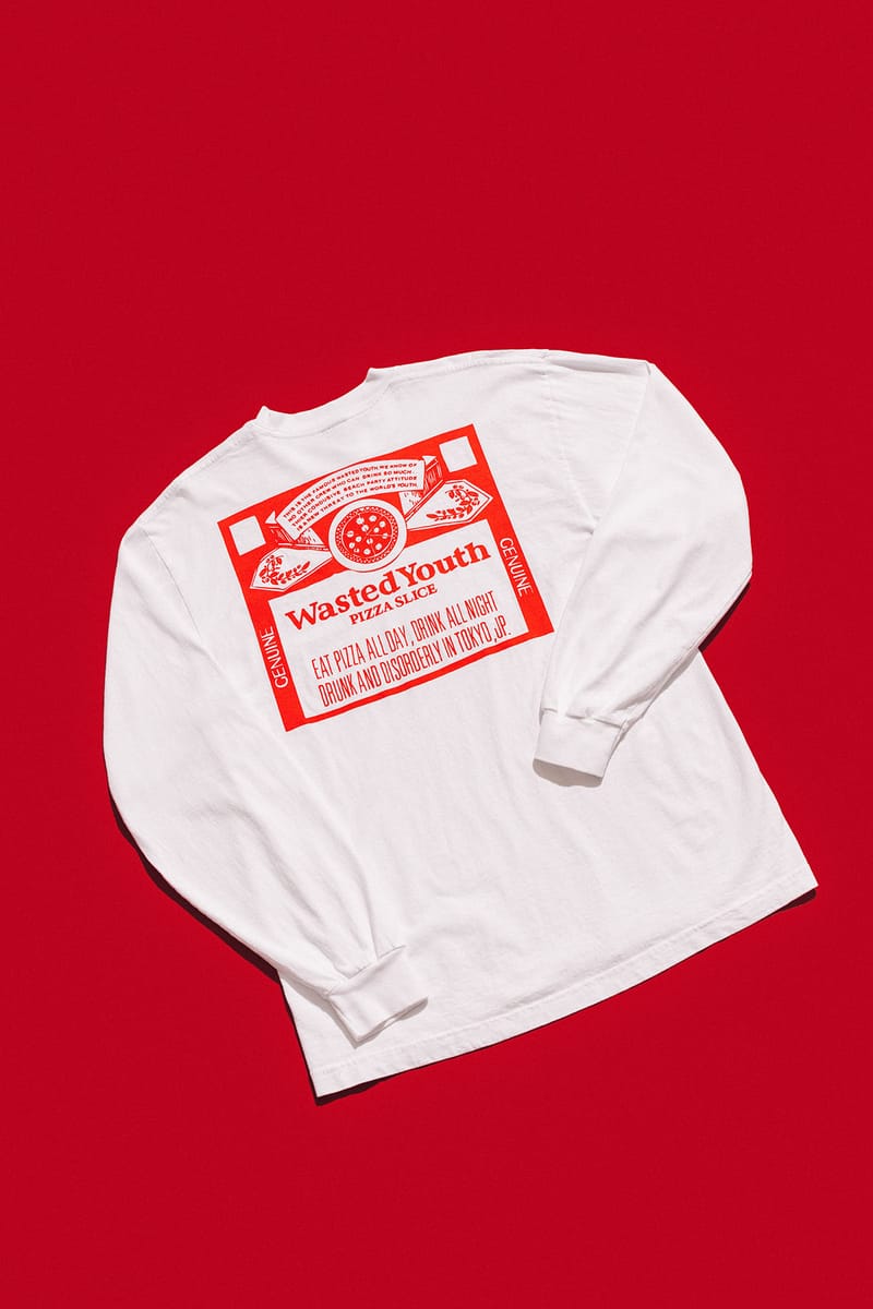 ウェイステッドユースとピザスライスのコラボアイテムがHBX独占発売