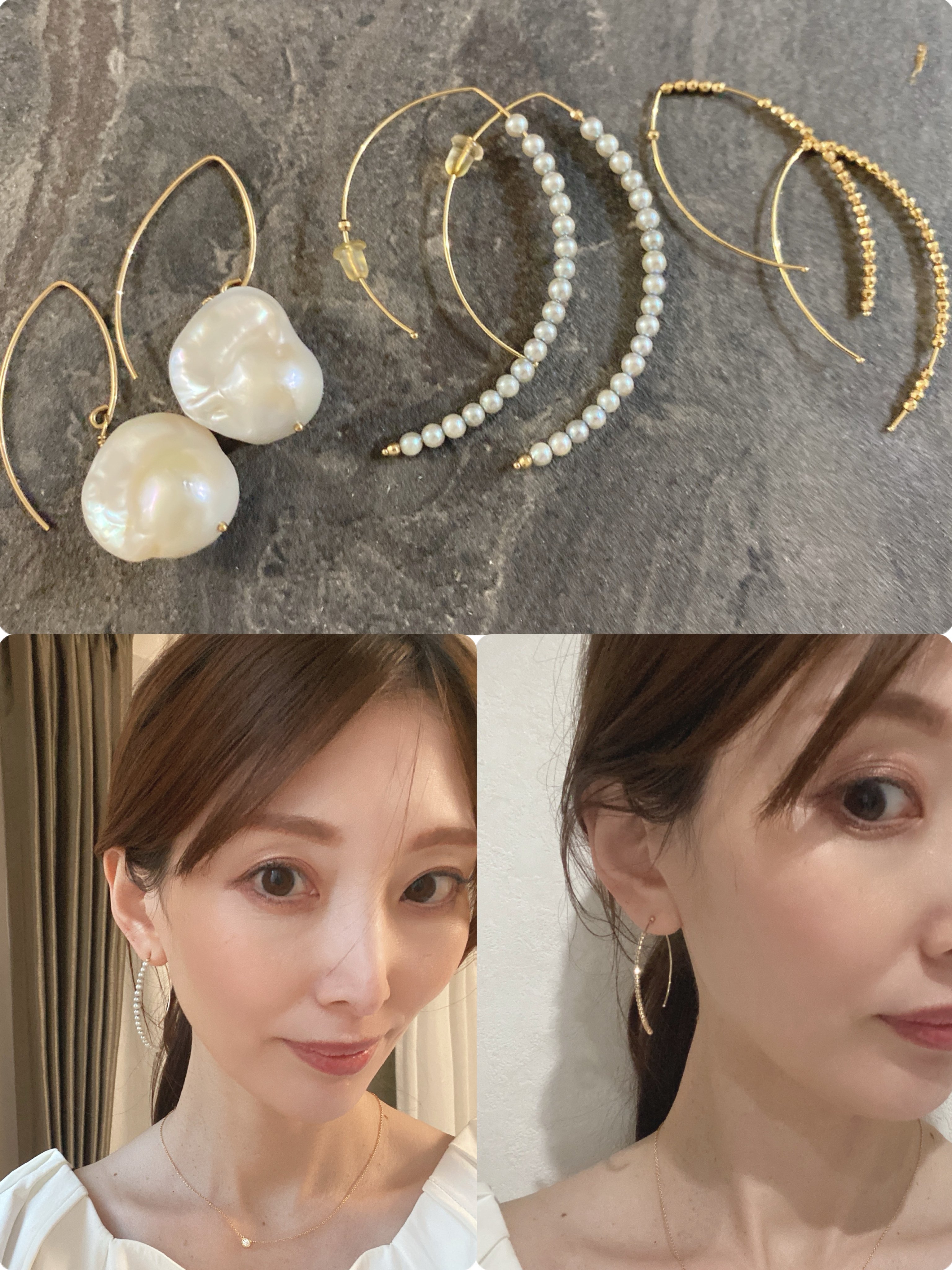 MIZUKI バナナフープピアス MIZUKI / K14YG スモールバナナフープ