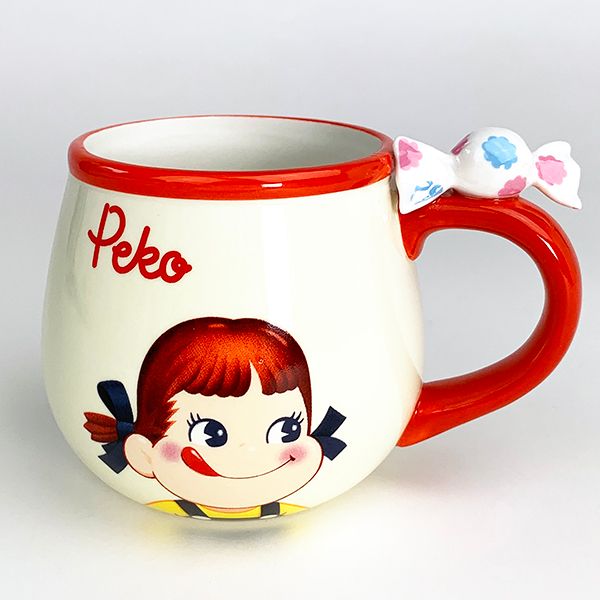 サンリオ ペコちゃん フィギュア付きマグ マグカップ 食器 クリーム