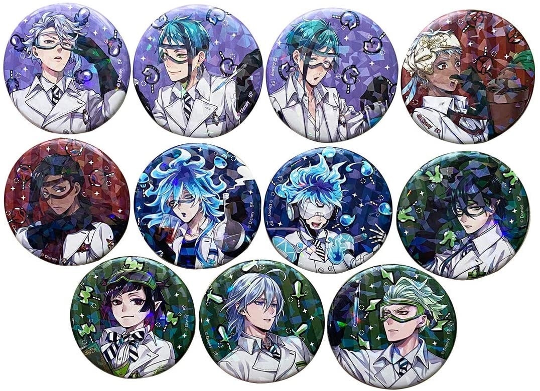 ツイステ デュース スペード 缶バッジ 実験服 セブン缶 まとめ売り 缶