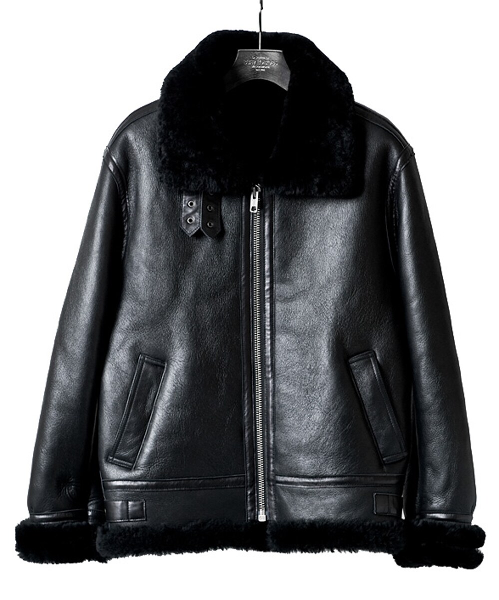 ヒ*ン様 美品 THE SOURCE TYPE B-3 リアルムートン L TYPE B-