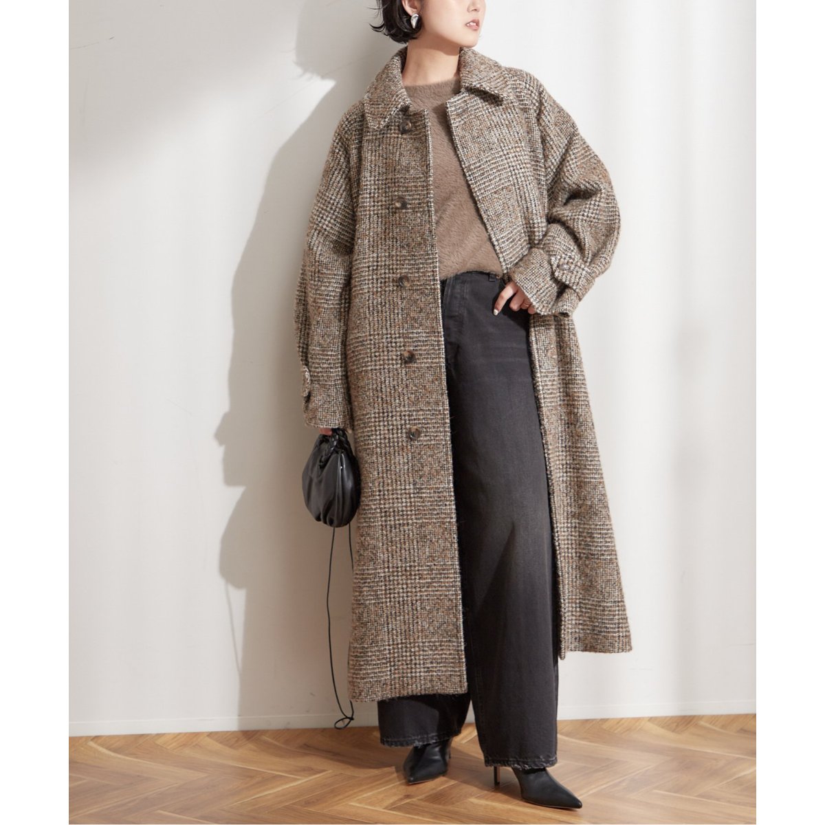 □モッサ/GIOLICAチェックバルカラーコート | ジャーナルスタンダード