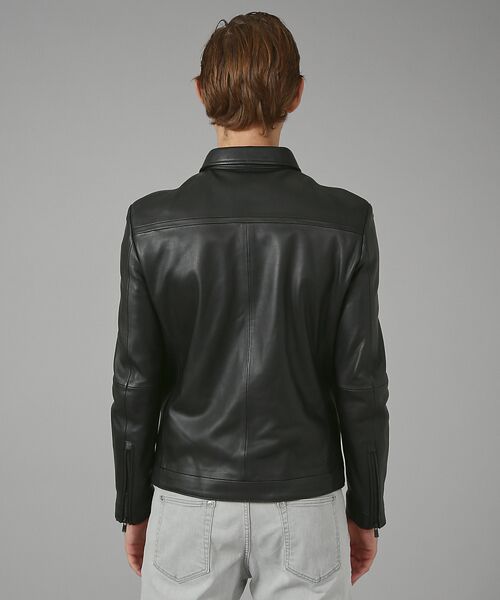 セール】 ラムレザーシングルライダース （レザーブルゾン・ジャケット