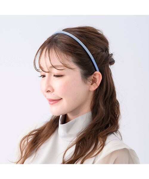 クリスタルメッシュ ヘアバンド （カチューシャ・カチューム・その他