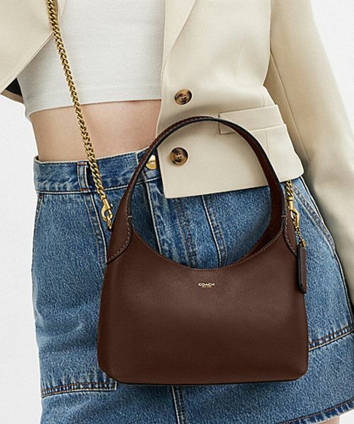 Coach ブラウン ショルダーバッグ COACH ブラウン ショルダーバッグ