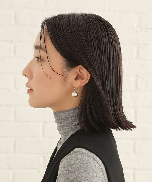 シルバー ホロウボール フックピアス （ピアス・イヤリング