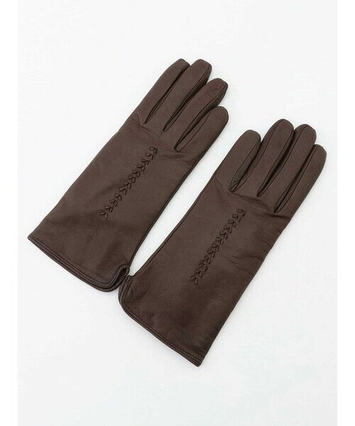 レザーカシミヤ グローブ （ベルト・サスペンダー）｜Aquascutum