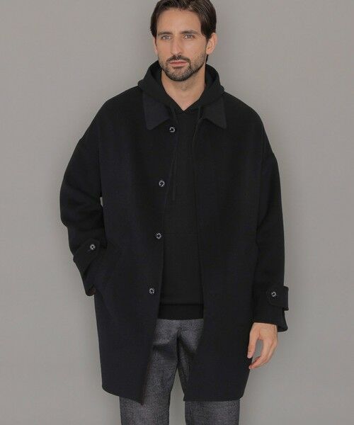 セール】 【LEON掲載】【ROSLEY/ロズリー】ウールリバーステンカラー