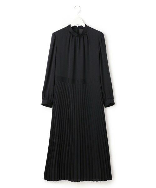 洗える】クリスタルアムンゼン ウエスト切り替え ワンピース （ロング