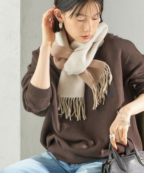 セール】 カシミヤ リバーシブル マフラー （マフラー・ショール