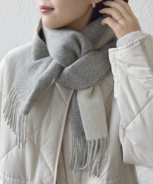 セール】 カシミヤ リバーシブル マフラー （マフラー・ショール