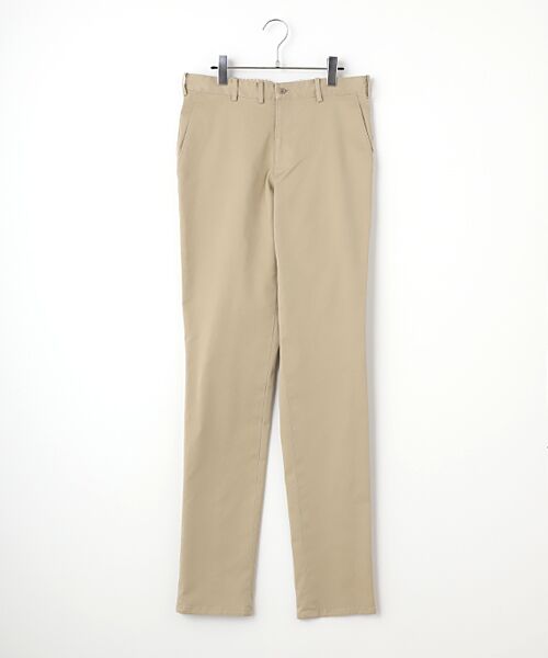 ○定番○甘撚り超長綿チノストレッチ ノータックパンツ （チノ・ワーク