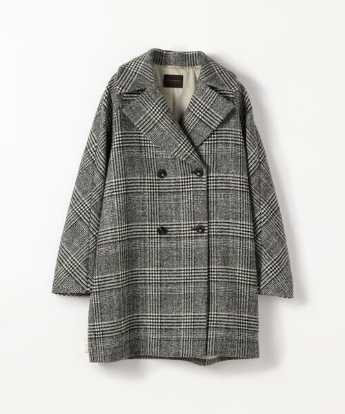 セール】 ブロークングレンチェック ダブルブレストコート （その他