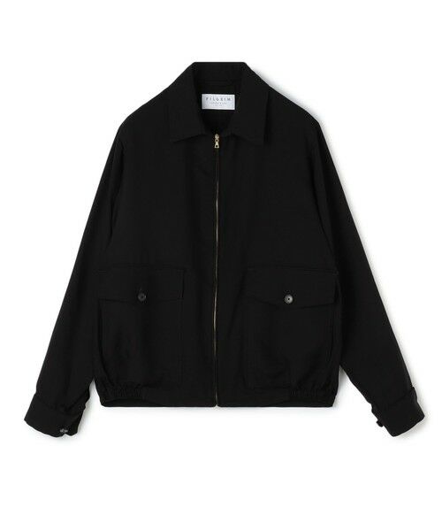 セール】 シルク ジップアップブルゾン （ブルゾン）｜TOMORROWLAND