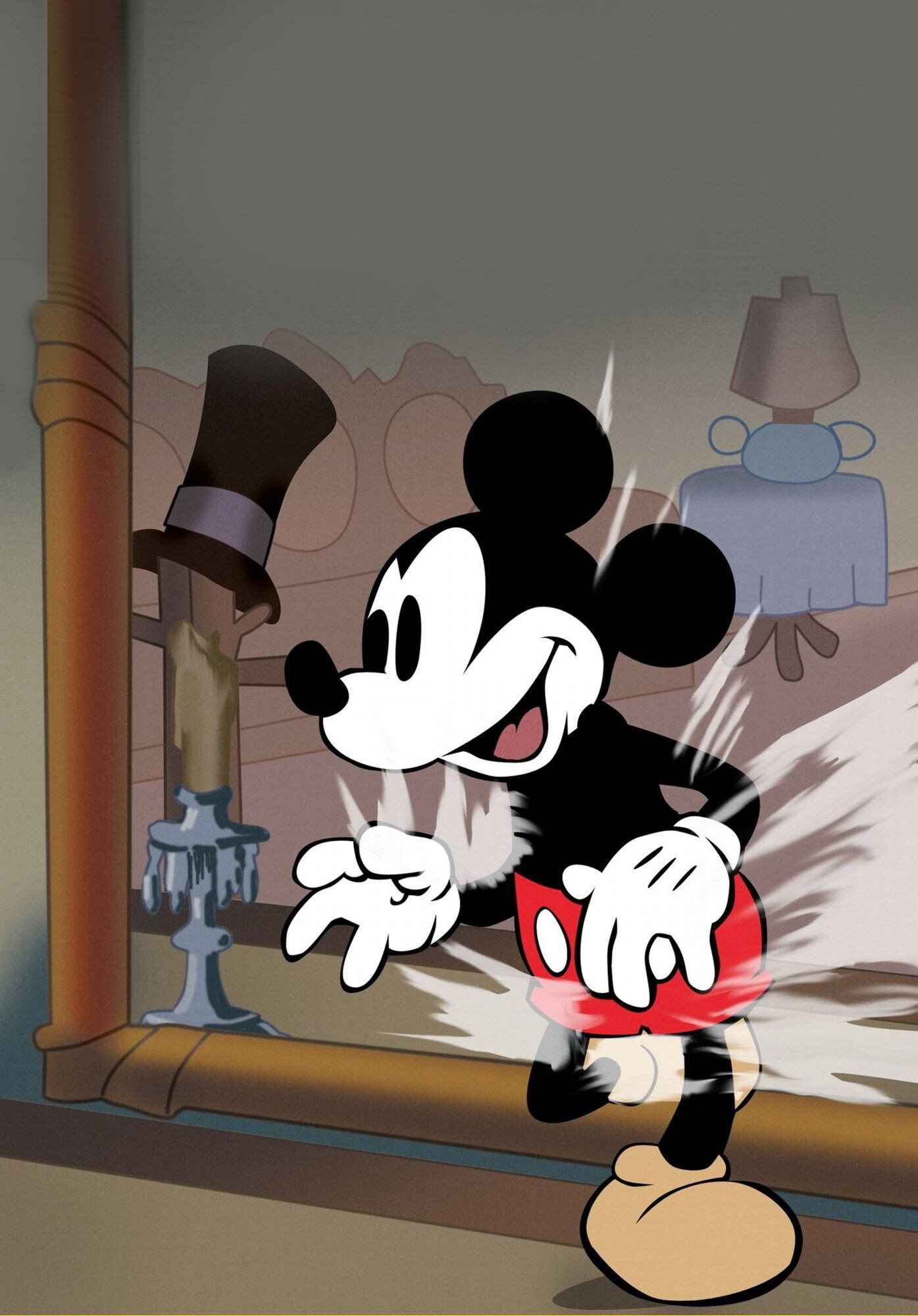 ディズニー セル画 THRU THE MIRROR ミッキーの夢物語！ Thru the