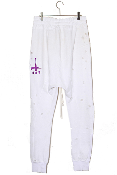 CVTVLIST カタリスト USUAL PANTS ダメージ加工 スウェットパンツ