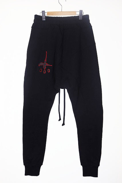 カタリスト CVTVLIST USUAL PANTS BLACK SIZE1 スウェット サルエル