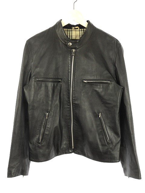 バーバリーブラックレーベル BURBERRY BLACK LABEL ラム レザー