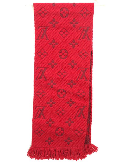 ルイヴィトン LOUIS VUITTON エシャルプ ロゴマニア マフラー