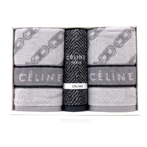 未使用品 セリーヌ CELINE タオル セット フェイスタオル 2枚