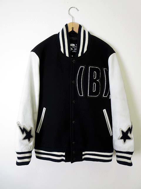 アベイシングエイプ A BATHING APE スタジャン スタジアムジャンパー